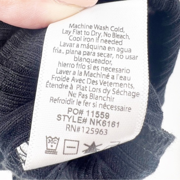 ✅ Beyond Yoga No Stress Dress BLACK SIZE MEDIUM LONG SLEEVE - Picture 8 of 8